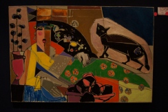 Assem Abdel Fattah: "Lady with her cat"